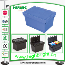 Envase logístico plástico, contenedor encajable, caja encajable